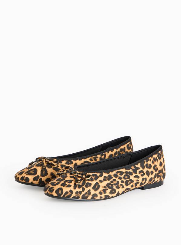Leopard Ballerina Pumps 7